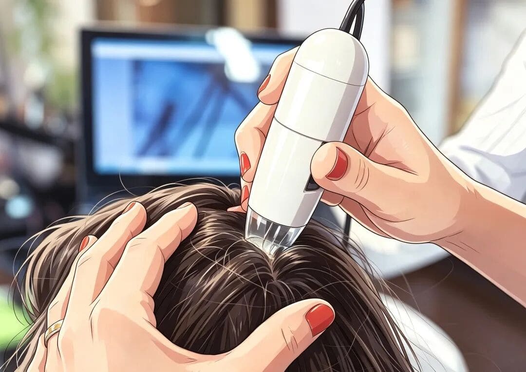 合生和头皮检测，必看这4个部位，为什么？