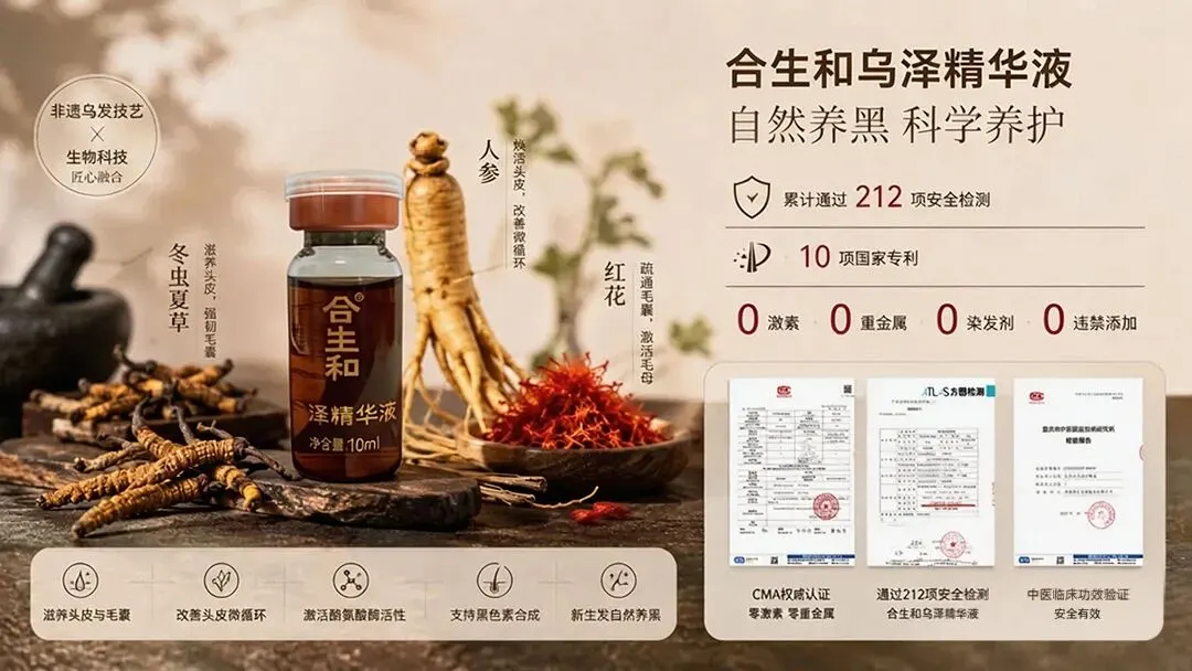 合生和白发转黑有没有用