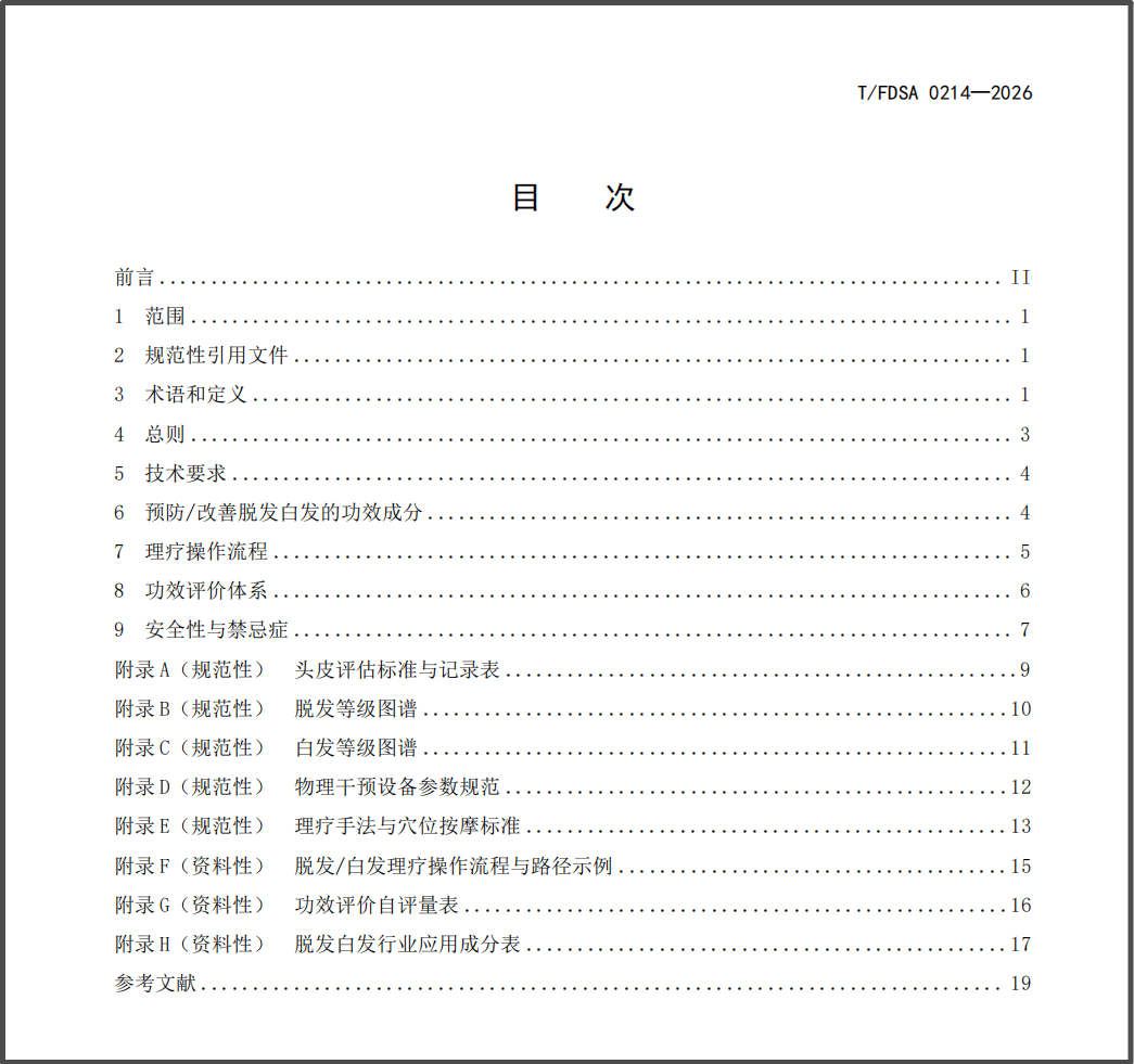 批准发布!合生和领衔起草《脱发白发理疗技术规范》,10月9日起实施,共建养发新标! 批准发布!合生和领衔起草《脱发白发理疗技术规范》,10月9日起实施,共建养发新标!